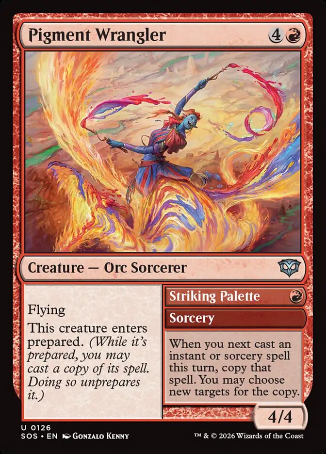 Pigment Wrangler card front