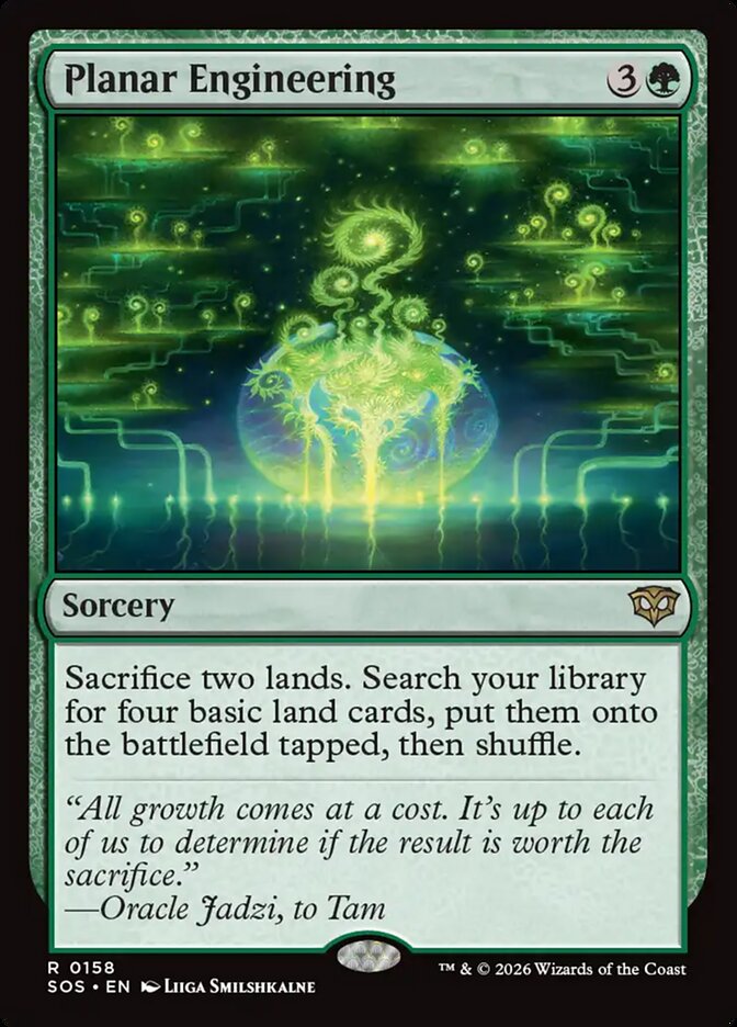 Planar Engineering card front