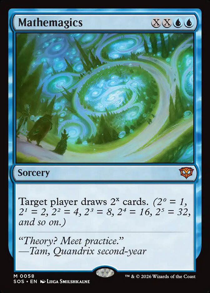Mathemagics card front