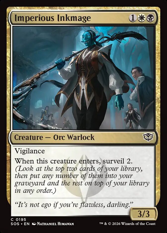 Imperious Inkmage card front