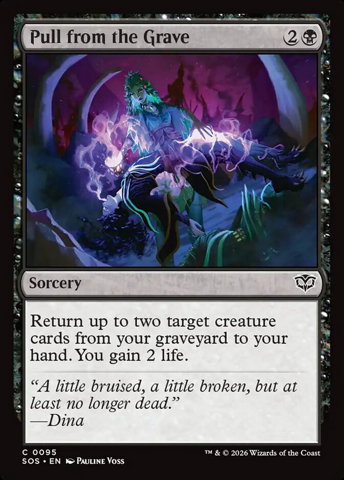Pull from the Grave card front