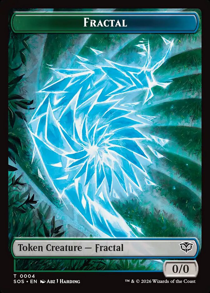 Fractal card front
