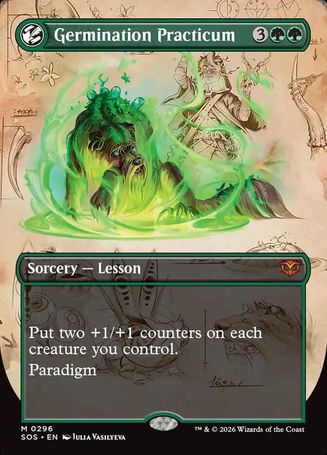 Germination Practicum card front