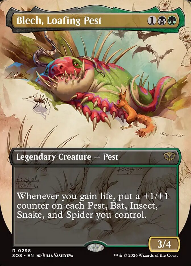 Blech, Loafing Pest card front