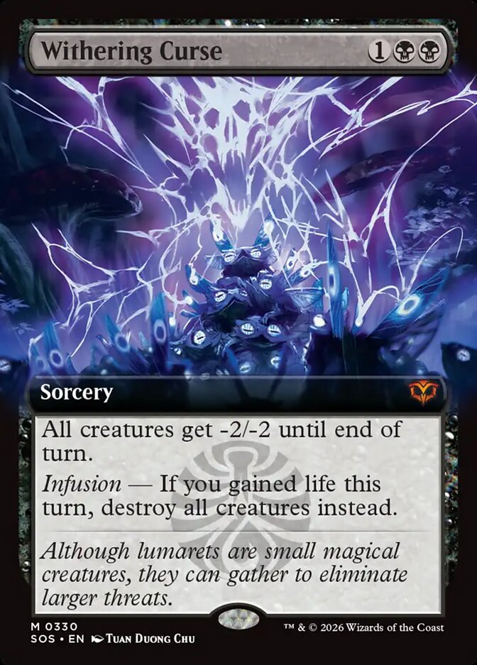 Withering Curse card front