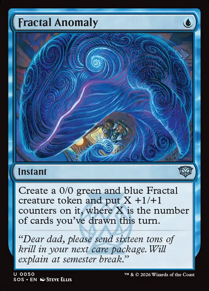 Fractal Anomaly card front