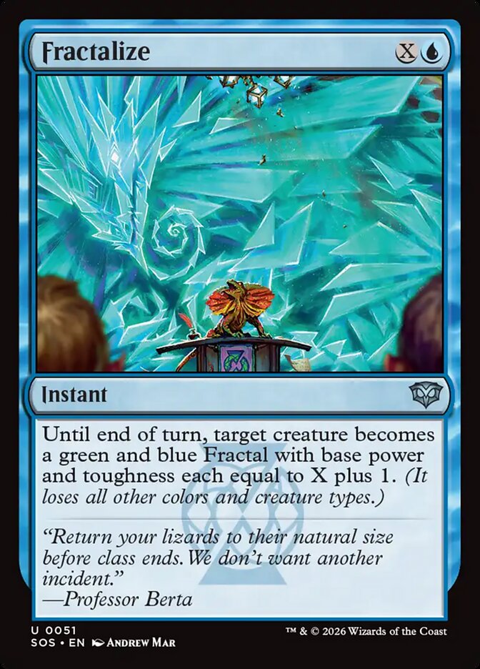 Fractalize card front