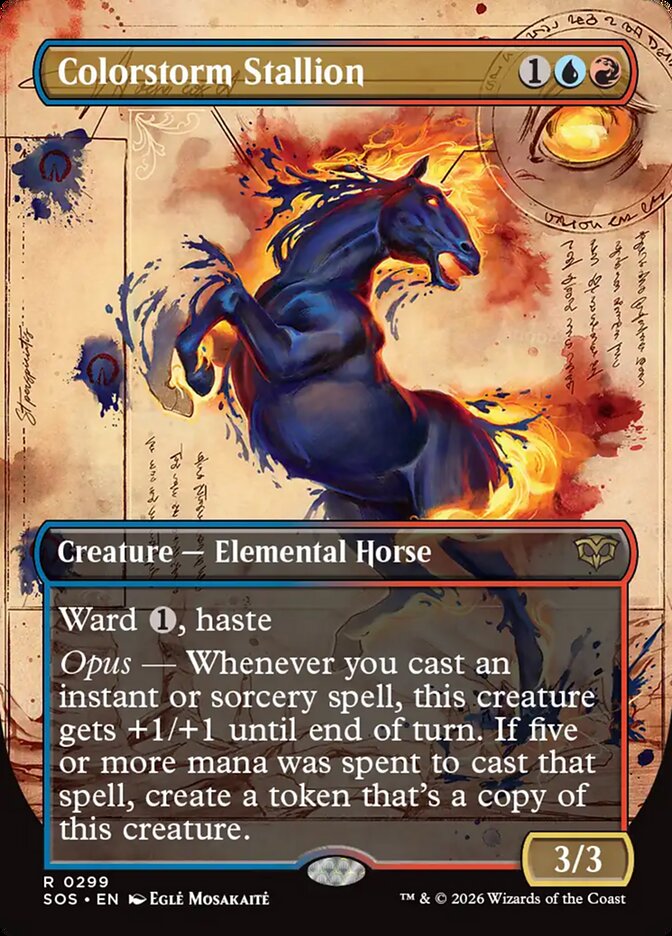 Colorstorm Stallion card front