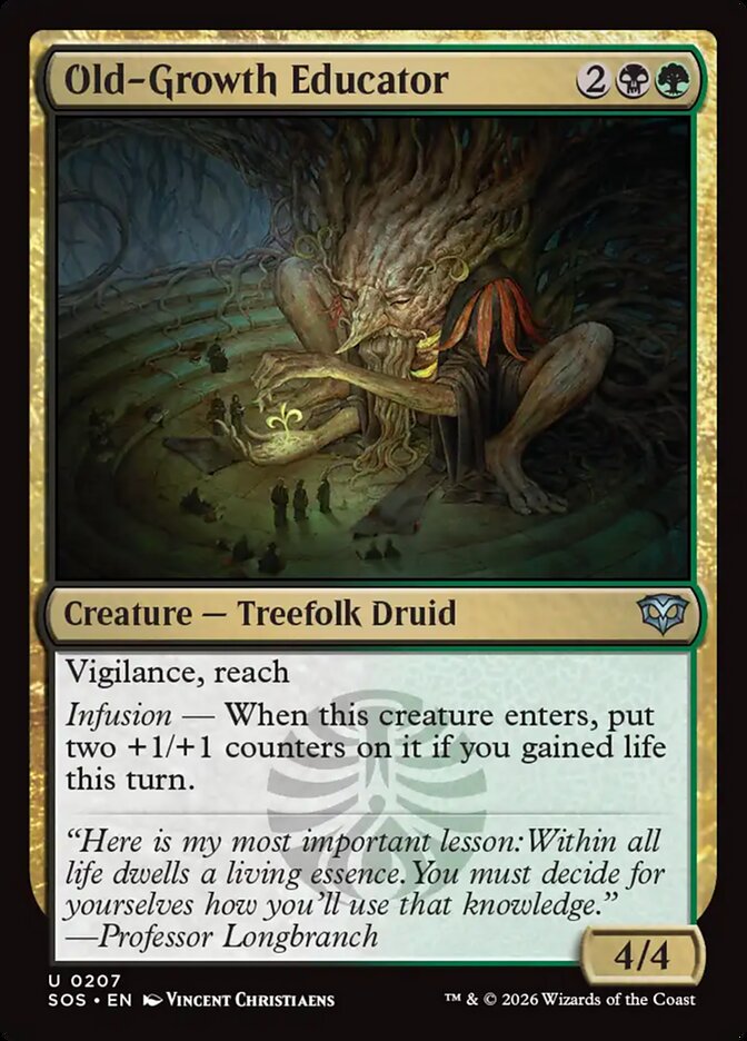 Old-Growth Educator card front