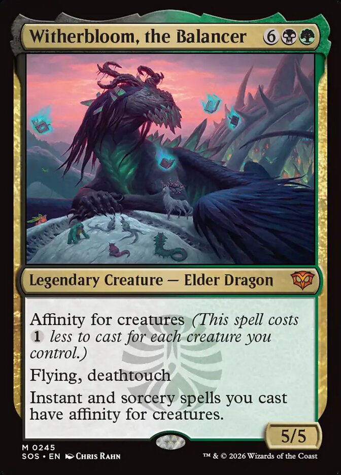 Witherbloom, the Balancer card front