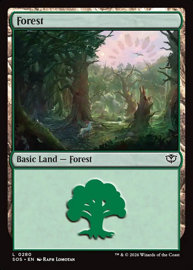 Forest card front