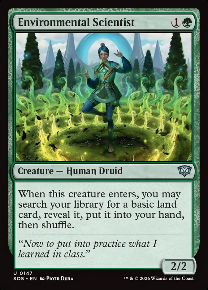 Environmental Scientist card front