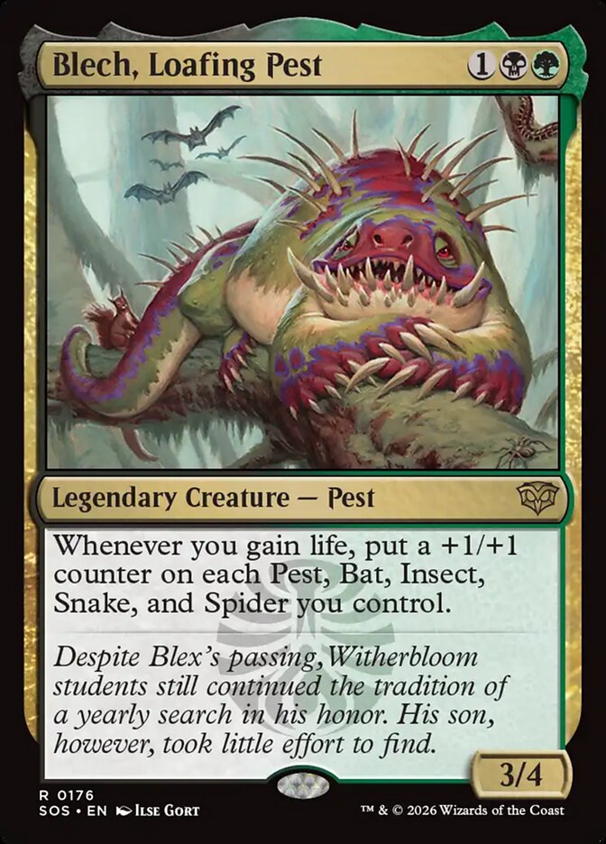 Blech, Loafing Pest card front