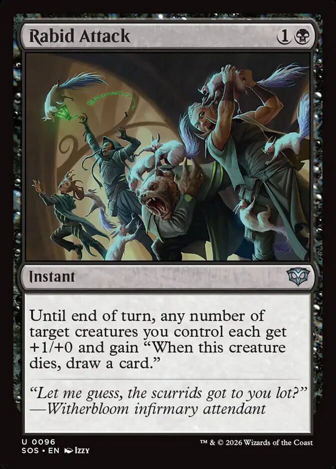 Rabid Attack card front