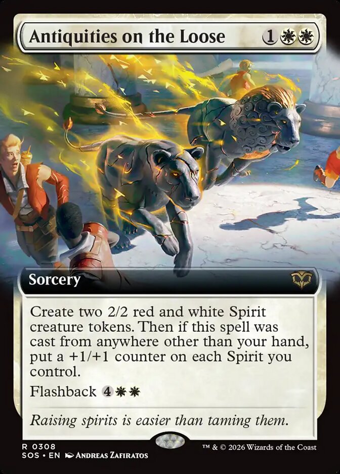 Antiquities on the Loose card front