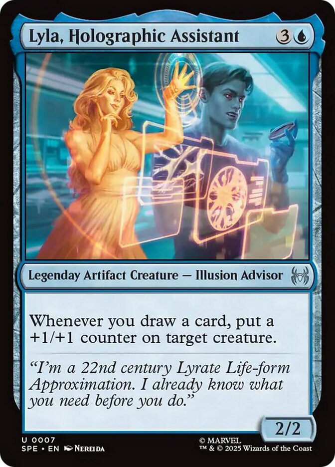 Lyla, Holographic Assistant card front