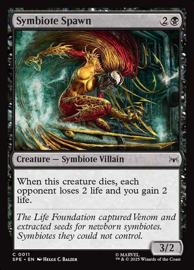 Symbiote Spawn card front