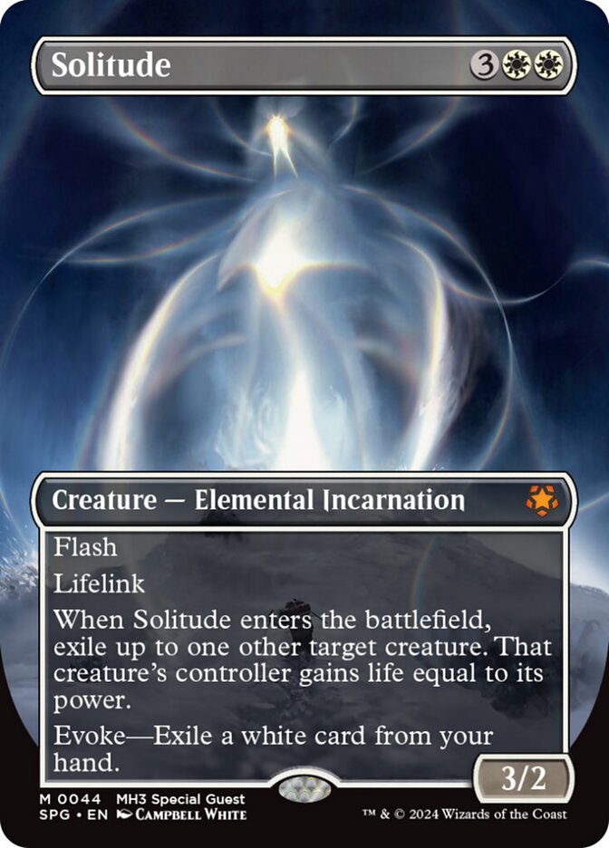 Solitude card front