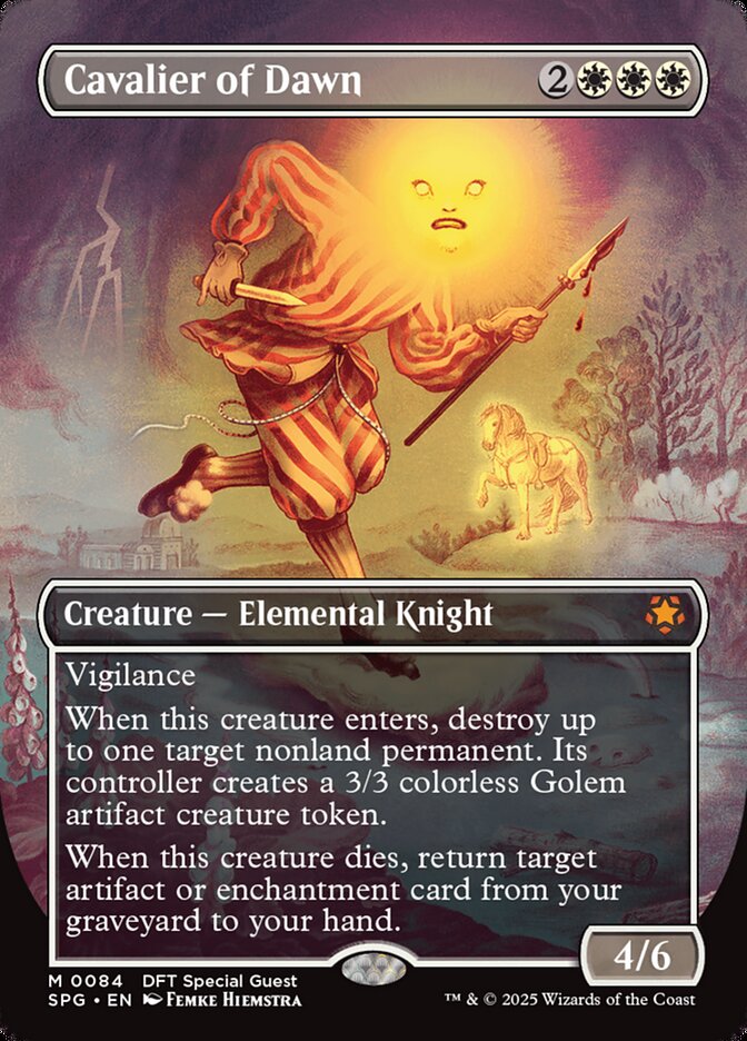 Cavalier of Dawn card front