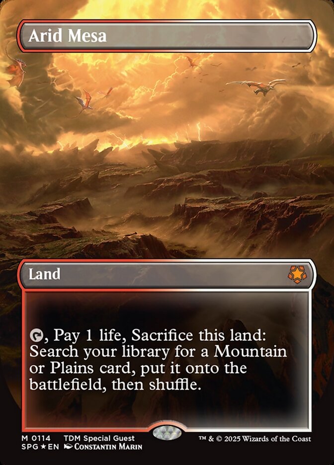 Arid Mesa card front