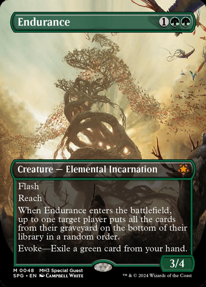 Endurance card front