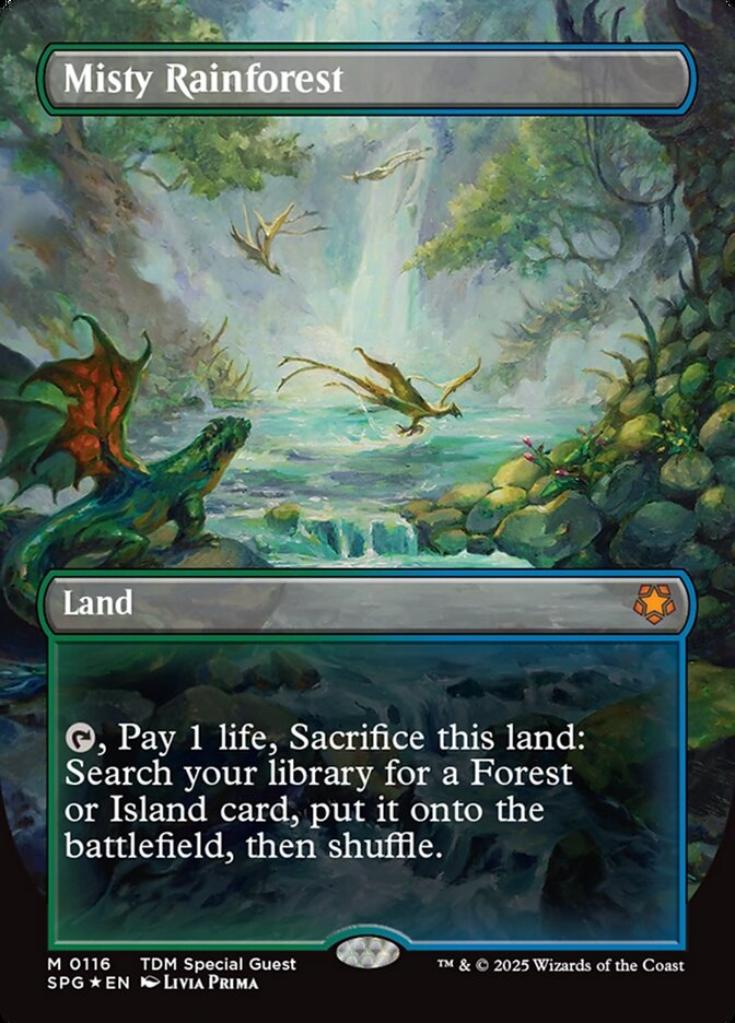 Misty Rainforest card front