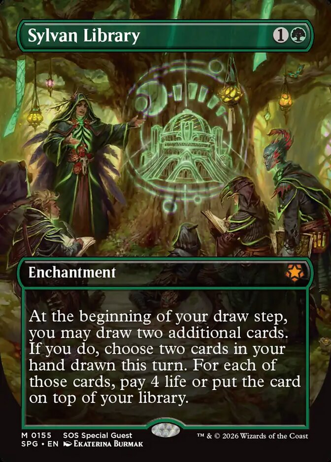 Sylvan Library card front