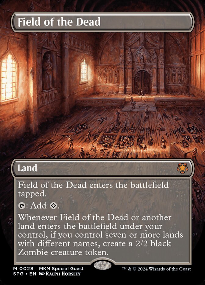 Field of the Dead card front