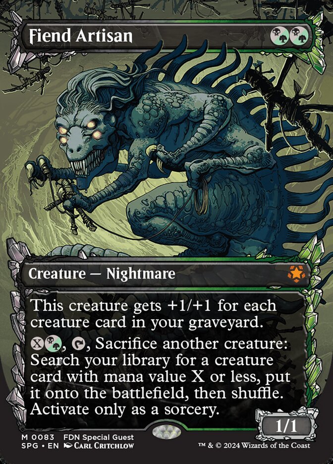 Fiend Artisan card front