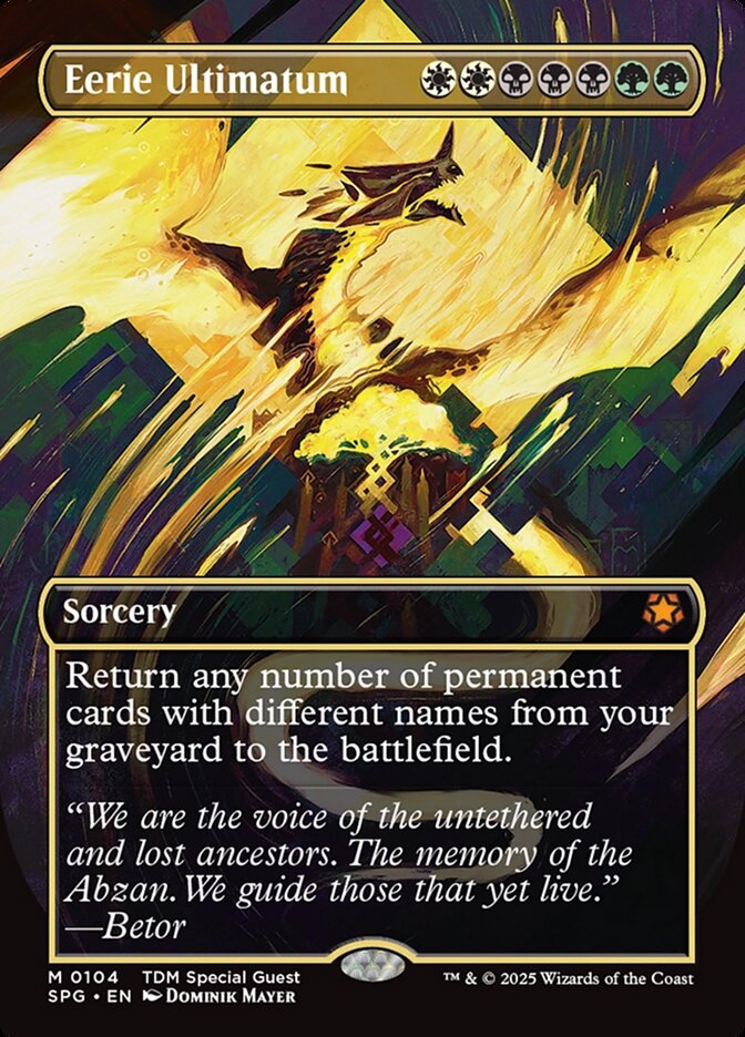 Eerie Ultimatum card front