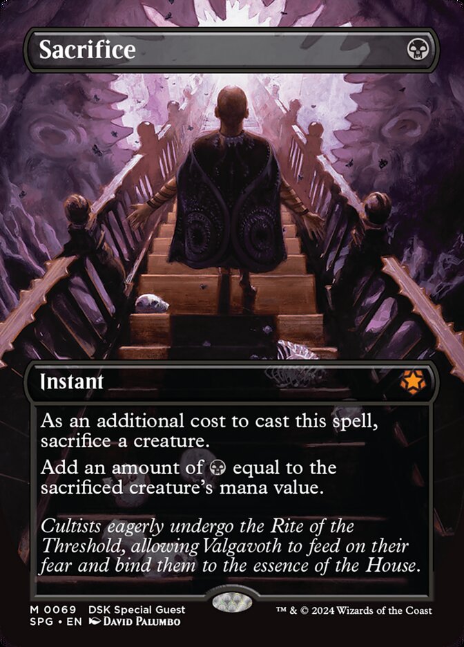 Sacrifice card front