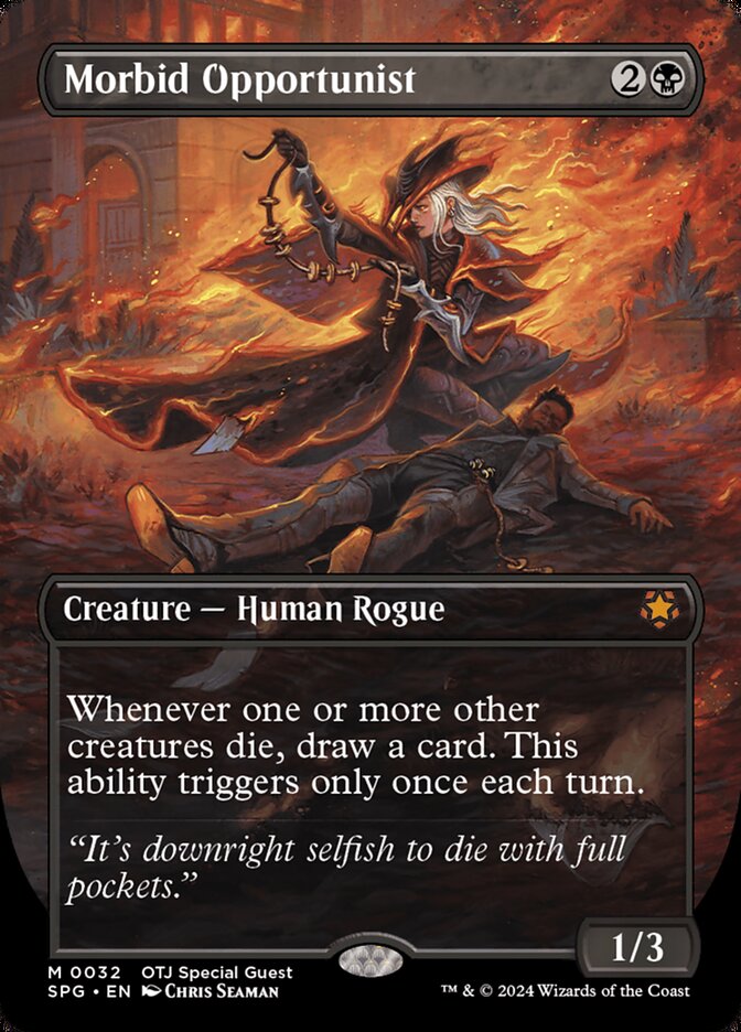 Morbid Opportunist card front