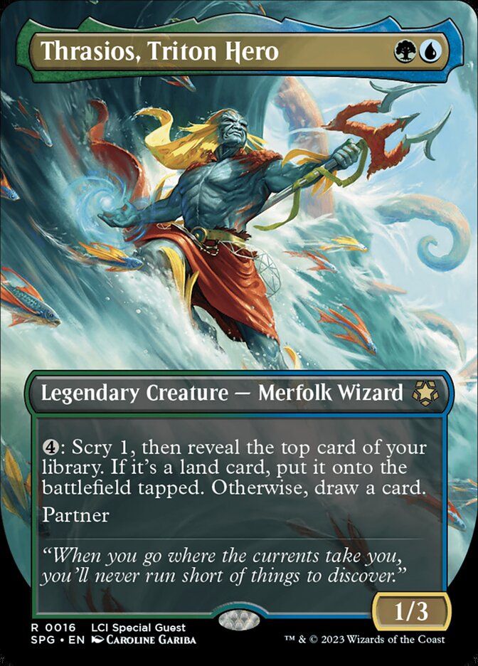 Thrasios, Triton Hero card front