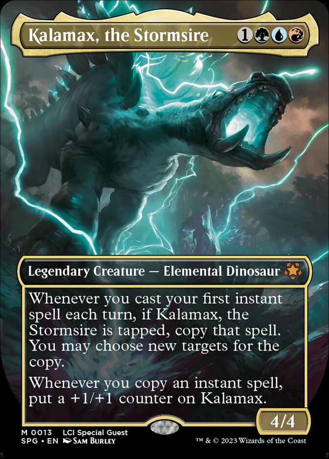 Kalamax, the Stormsire card front