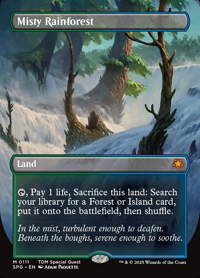 Misty Rainforest card front