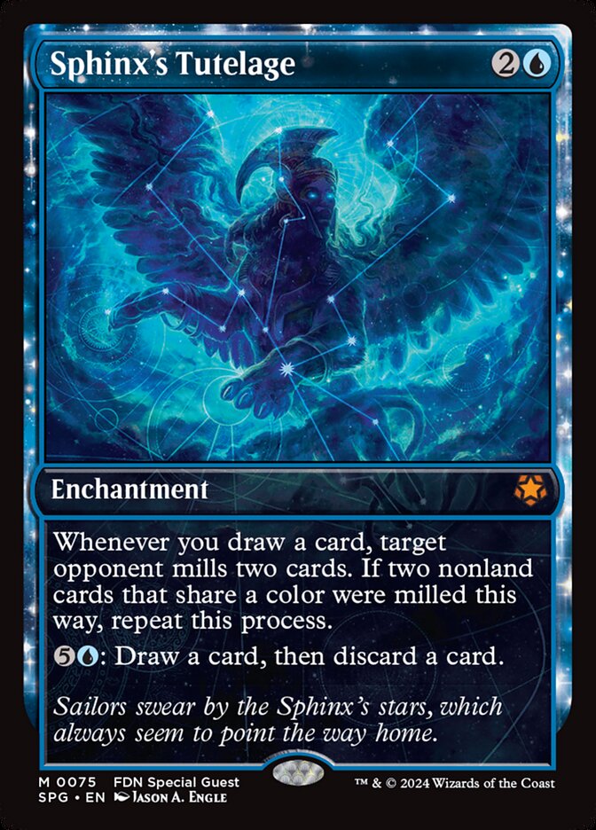 Sphinx's Tutelage card front