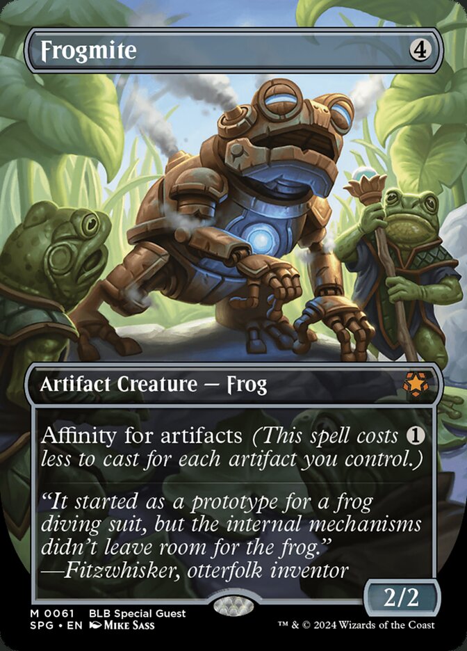 Frogmite card front