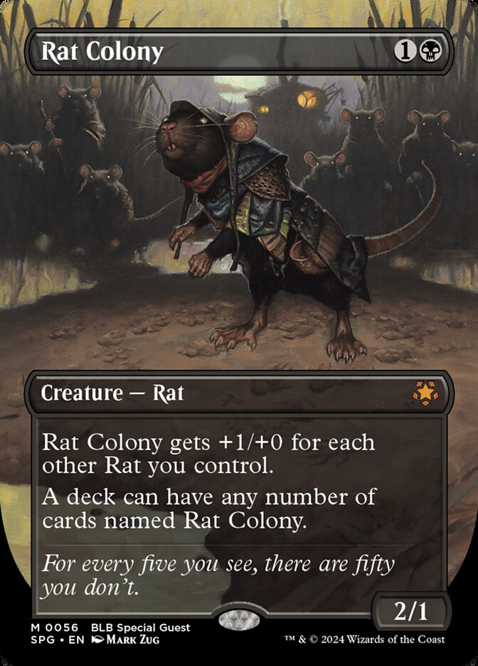Rat Colony card front