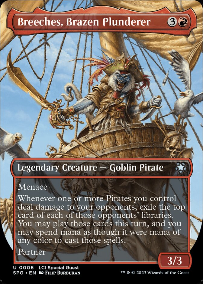 Breeches, Brazen Plunderer card front