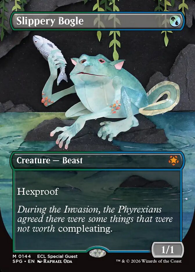 Slippery Bogle card front