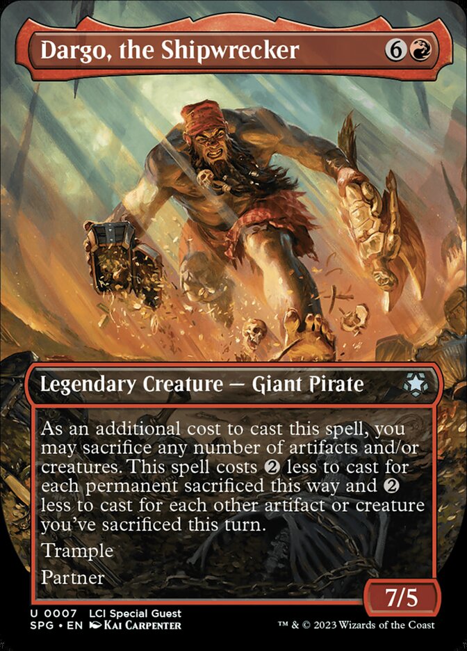 Dargo, the Shipwrecker card front