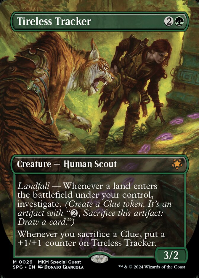 Tireless Tracker card front