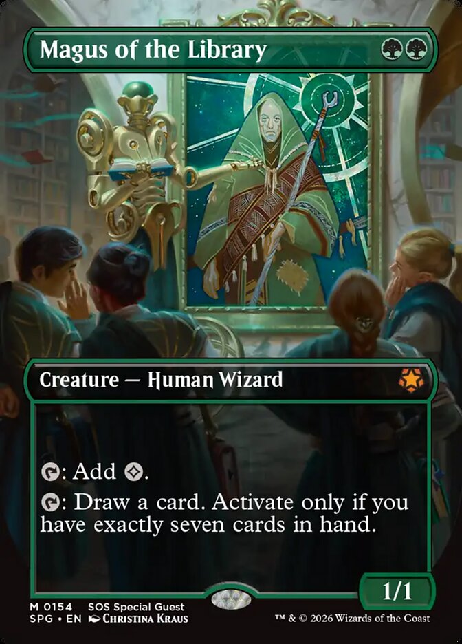 Magus of the Library card front