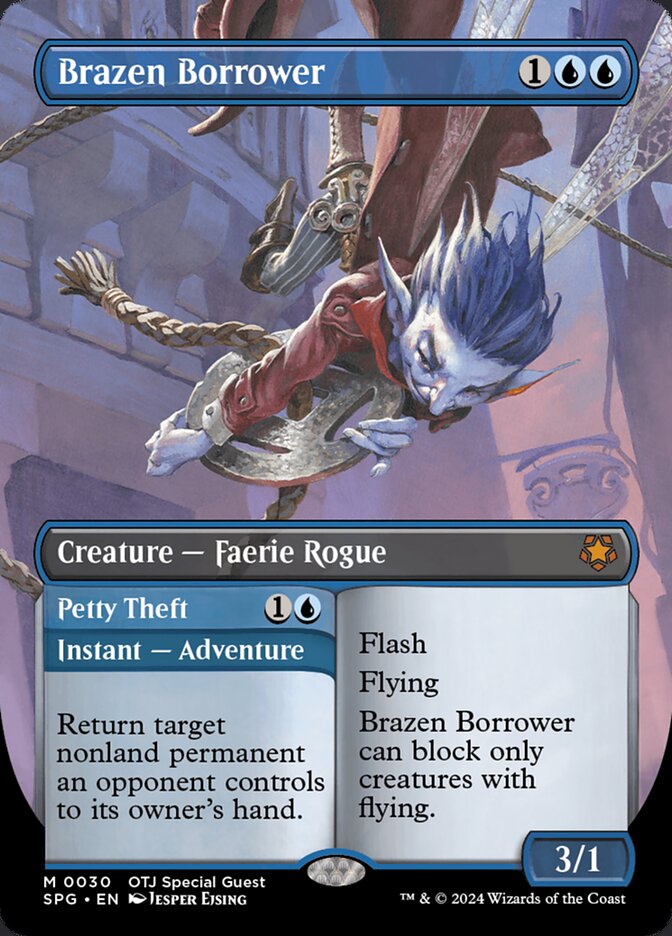 Brazen Borrower card front