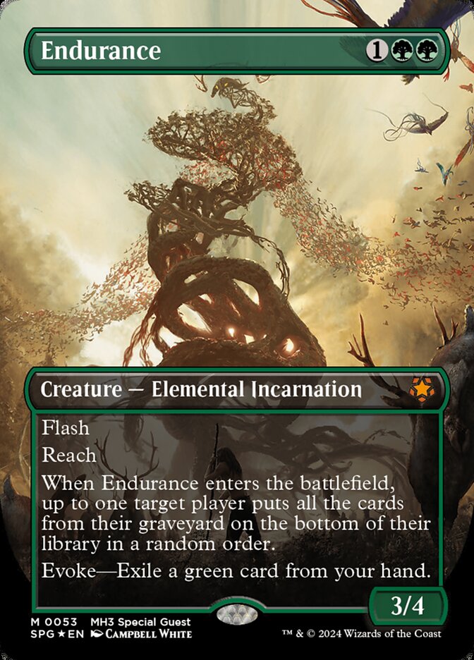 Endurance card front