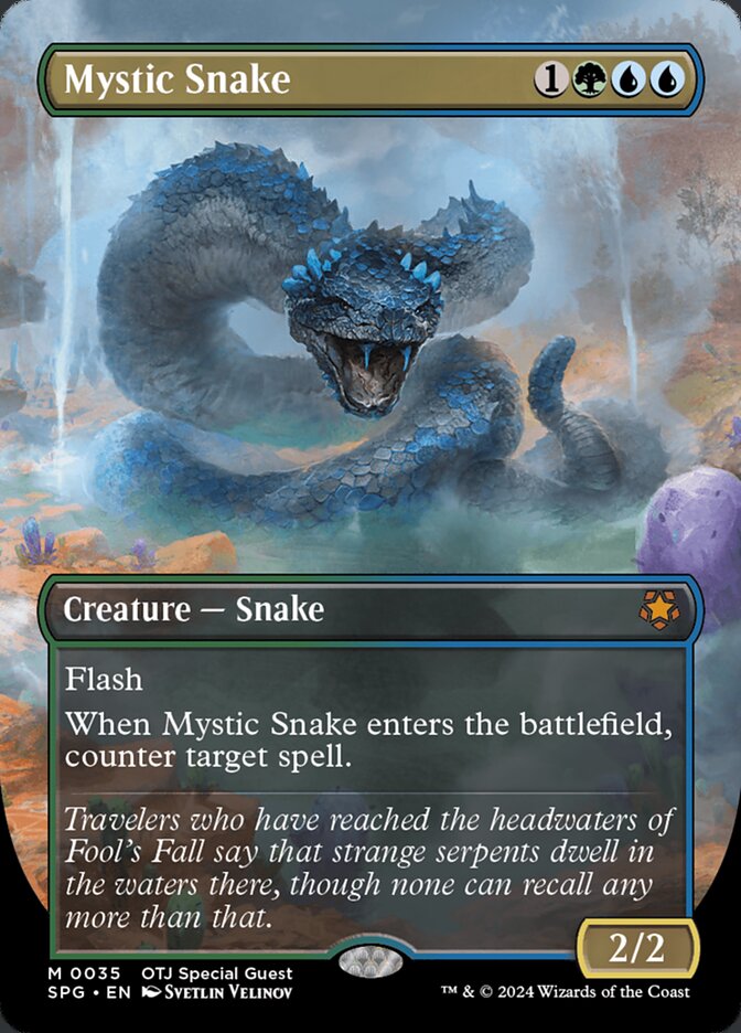 Mystic Snake card front