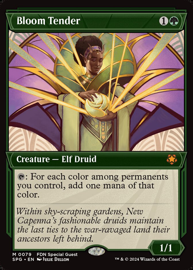 Bloom Tender card front