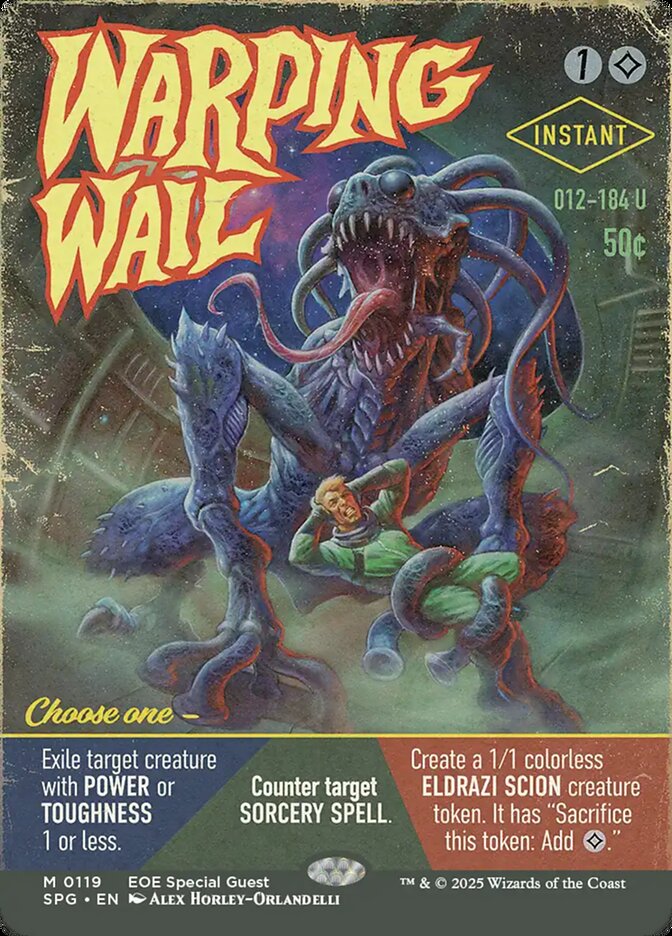 Warping Wail card front
