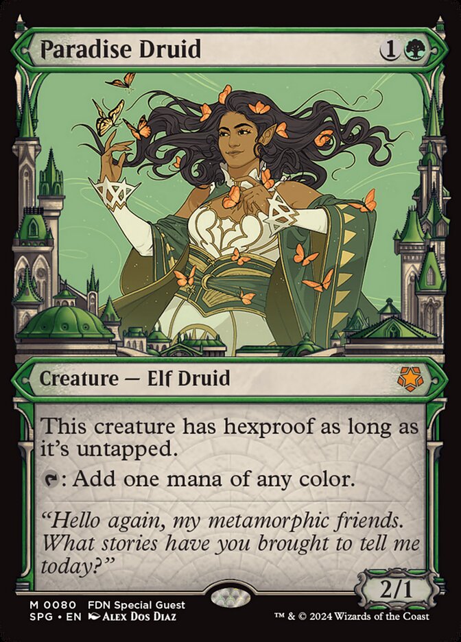 Paradise Druid card front