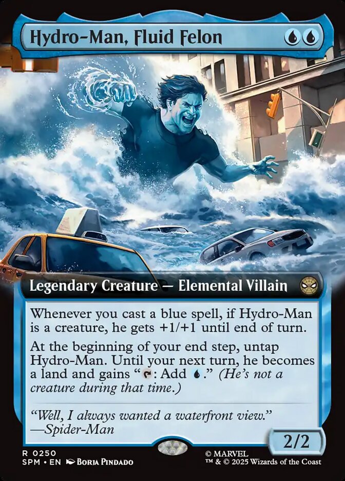 Hydro-Man, Fluid Felon card front